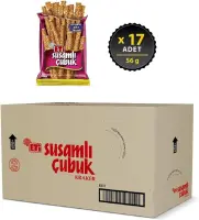 Eti Susamlı Çubuk Kraker 56 Gr 17 Adet