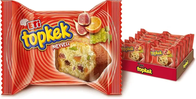 Eti Topkek Meyveli Kek 25 Gr 32 Adet - 2