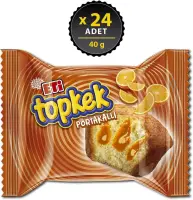 Eti Topkek Portakallı Kek 40 Gr 24 Adet - 4