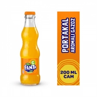 Fanta Portakal Cam Şişe 200 Ml 24 Lü - Fanta