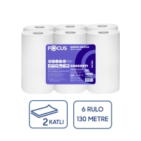 Focus Quick Extra Sensörlü Makine Havlusu 6 Lı 130 Mt - Focus