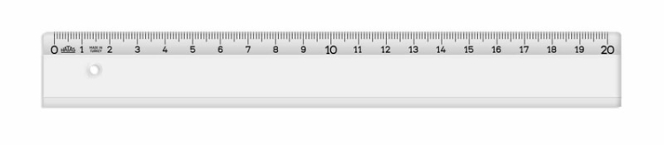 Hatas Öğrenci Cetveli Ekonomik Neon Şeffaf 20 Cm 