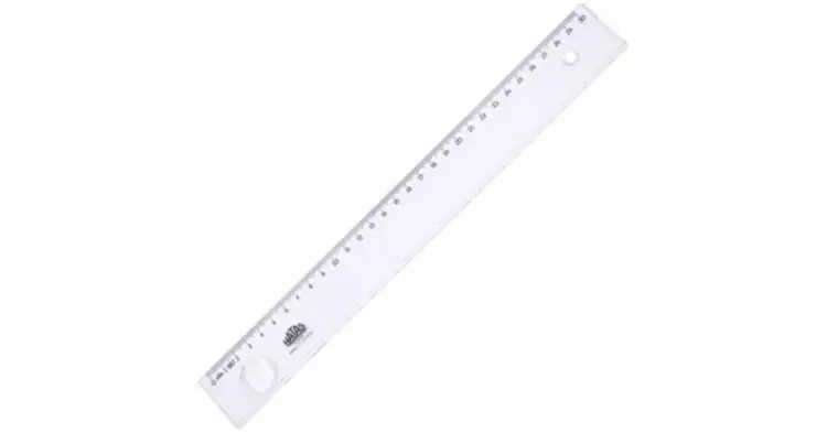 Hatas Öğrenci Cetveli Ekonomik Şeffaf 30 Cm - 1