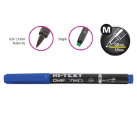 Hi-Text Asetat Kalemi M Mavi 780 MM 12 Adet - 4