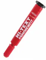 Hi-Text Koli Kalemi Marker Kesik Uç Kırmızı 830 PCK