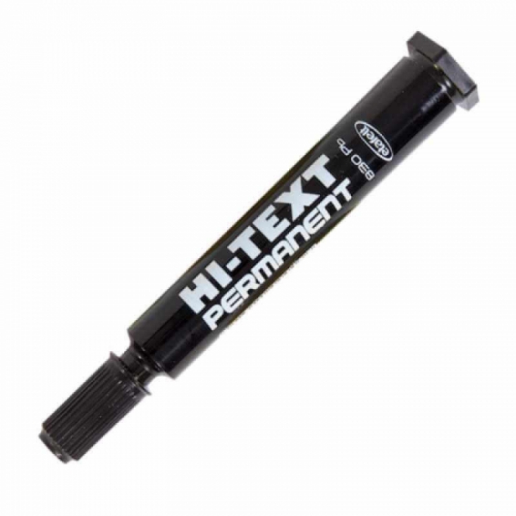 Hi-Text Koli Kalemi Marker Kesik Uç Siyah 830 PCS 