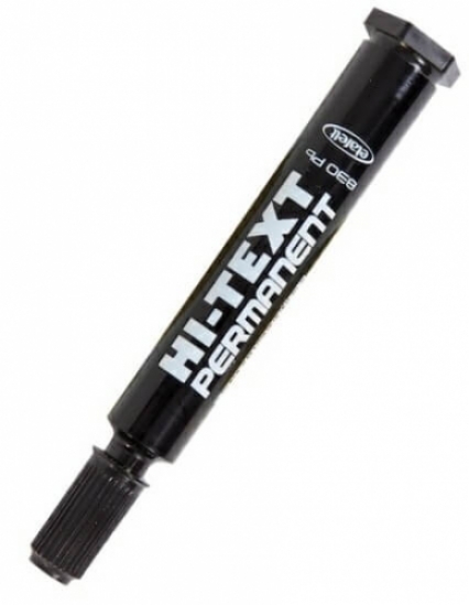 Hi-Text Koli Kalemi Marker Yuvarlak Uç Siyah 830 PBS