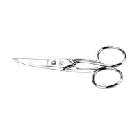 Horsehead Atbaş Nikel Kaplama Kalın Nakış ve Aplike Makası No:4 / D-189 - Mercan Makas