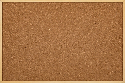 İnter Duvara Monte Ahşap Çerçeveli Mantar Pano 30x45 Cm INT-510 