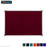 İnter Duvara Monte Çuhalı Bordo Pano 90x180 Cm INT-559-B - 1