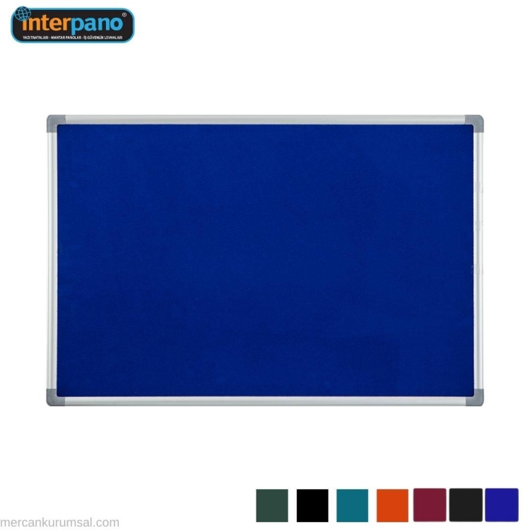 İnter Duvara Monte Çuhalı Mavi Pano 120x180 Cm INT-559-15-M 