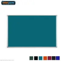 İnter Duvara Monte Çuhalı Turkuaz Pano 60x90 Cm INT-556-TR