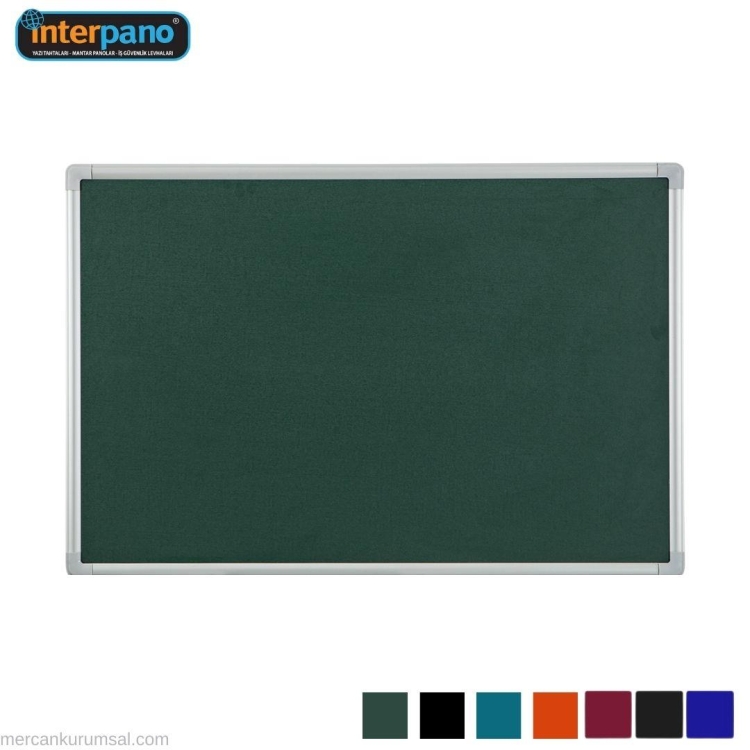 İnter Duvara Monte Çuhalı Yeşil Pano 60x120 Cm INT-557-Y 