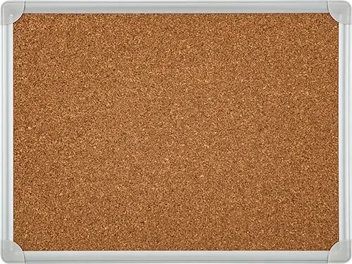 İnter Duvara Monte Elegant Çerçeve Mantar Pano 90x80 Cm INT-520 - 1