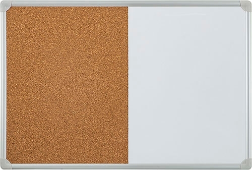 İnter Duvara Monte Elegant Çerçeveli Mantar Pano Ve Yazı Tahtası 30x45 Cm INT-521 