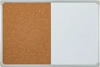 İnter Duvara Monte Elegant Çerçeveli Mantar Pano Ve Yazı Tahtası 45x60 Cm INT-522