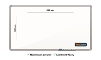 İnter Duvara Monte Yazı Tahtası Laminant Yüzey 120x200 Cm INT-589 - 1