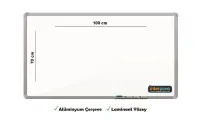 İnter Duvara Monte Yazı Tahtası Laminant Yüzey 70x100 Cm INT-586 - 2