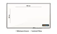 İnter Duvara Monte Yazı Tahtası Laminant Yüzey 80x120 Cm INT-587