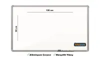 İnter Duvara Monte Yazı Tahtası Manyetik Yüzey 90x120 Cm INT-602