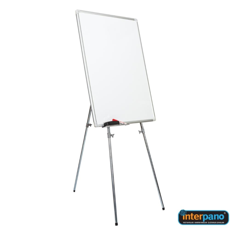 İnter Teleskopik Ayaklı Yazı Tahtası Laminant Yüzey 90x120 Cm INT-626 