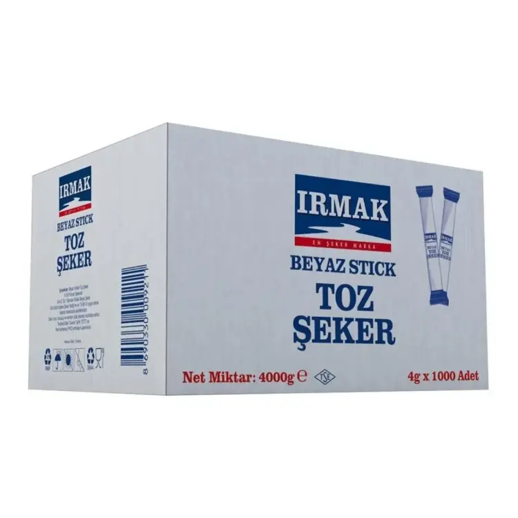 Irmak Dökme Beyaz Stick Toz Şeker 4 Kg - 1
