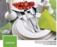 Kale Akdeniz Yemek Kaşığı Paslanmaz Çelik 12 Adet - Kale