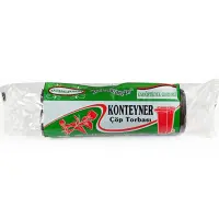 Kazanç 120 Lt Konteyner 58 Mikron Siyah Çöp Torbası 90x125 Cm 10 Lu 15 Paket