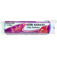 Kazanç Ağır Sanayi Jumbo 100 Mikron Mavi Çöp Torbası 80x110 Cm 10 Lu 10 Paket