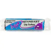 Kazanç Standart Jumbo Siyah Çöp Torbası 80x110 Cm 10 Lu 20 Paket