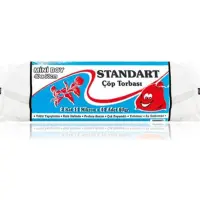 Kazanç Standart Mini Beyaz Çöp Torbası 40x50 Cm 40 Lı 50 Paket