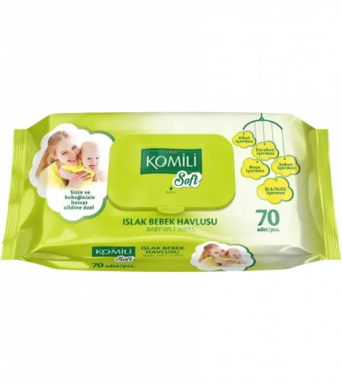 Komili Soft Islak Mendil Bebek Havlusu 70 Li - Komili