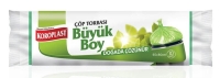 Koroplast Doğada Çözünür Büyük Boy Çöp Torbası 65x80 Cm 10 Lu - Koroplast