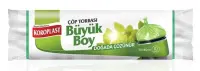 Koroplast Doğada Çözünür Büyük Boy Çöp Torbası 65x80 Cm 10 Lu
