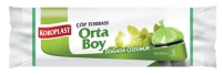 Koroplast Doğada Çözünür Orta Boy Çöp Torbası 55x60 Cm 15 Li - Koroplast