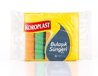 Koroplast Düz Bulaşık Süngeri 5 Li - Koroplast