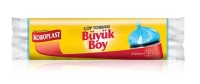 Koroplast Güçlü Çöp Torbası Büyük Boy 65x80 Cm Mavi 10 Lu - 1
