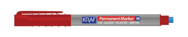 Kraf Asetat Kalemi Silgili 260M Kırmızı 