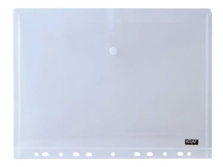 Kraf Çıtçıtlı Dosya A5 Şeffaf 1239 - 1