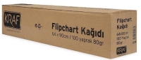 Kraf Flip Chart Kağıdı 64x90 cm 100 Yaprak 702G - Kraf
