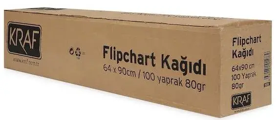 Kraf Flip Chart Kağıdı 64x90 cm 100 Yaprak 702G - 1