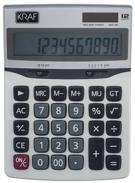 Kraf Hesap Makinesi Masaüstü 12 Hane HM-145 - 1