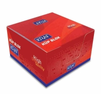 Kraf Küp Blok Beyaz 8x8 Cm 115G - Kraf