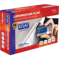 Kraf Laminasyon Filmi 85x115 mm 125 Mic 100 Lü 2128 - 1