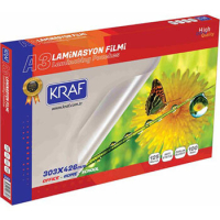 Kraf Laminasyon Filmi Parlak A3 125 Mic 100 Lü 2123 - Kraf