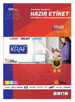 Kraf Lazer Etiket KF-2208 105x70 mm - 1