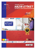 Kraf Lazer Etiket KF-2612 105x48 mm - 1