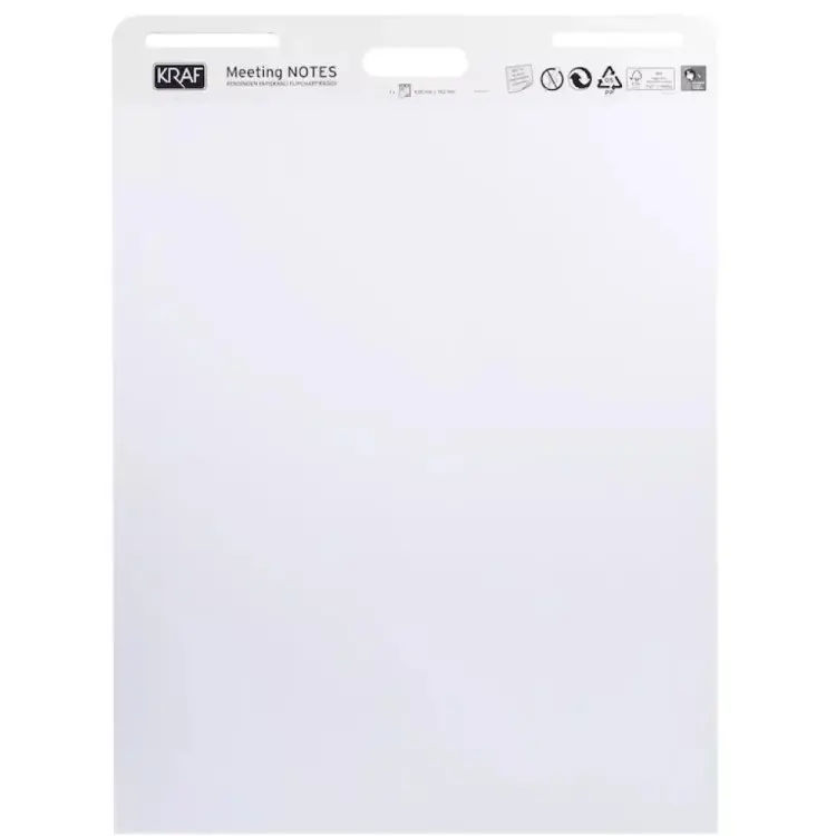 Kraf Yapışkanlı Flip Chart Kağıdı 63.5x76.2 Cm 30 Yaprak - 1