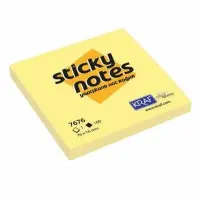 Kraf Yapışkanlı Not Kağıdı 76x76 Sarı 7676 100 yaprak