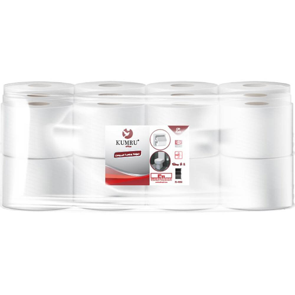 Kumru Plus Compact Tuvalet Kağıdı 46 Mt 24 Lü